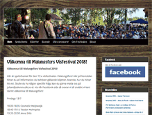 Tablet Screenshot of malungsforsvisfestival.se